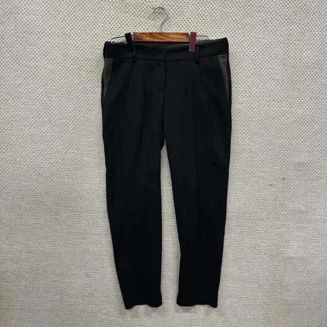 시스템 한섬 캐주얼 블랙 울 바지 67 A01998 상품이미지1