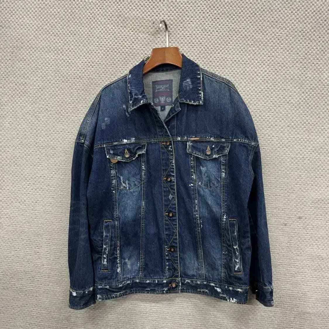 버커루 올드스쿨 데님 청자켓 F A01969 상품이미지1