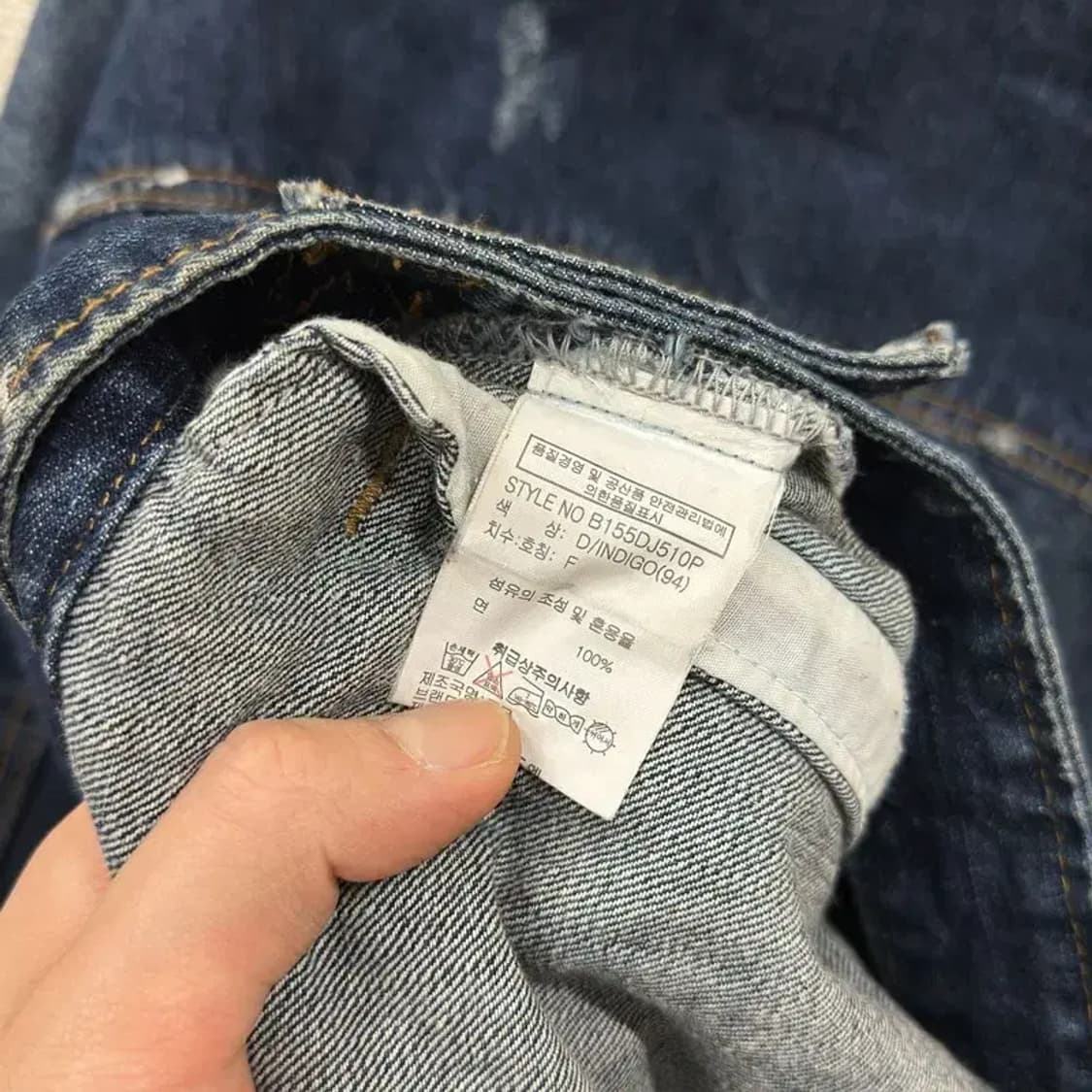 버커루 올드스쿨 데님 청자켓 F A01969 상품이미지4