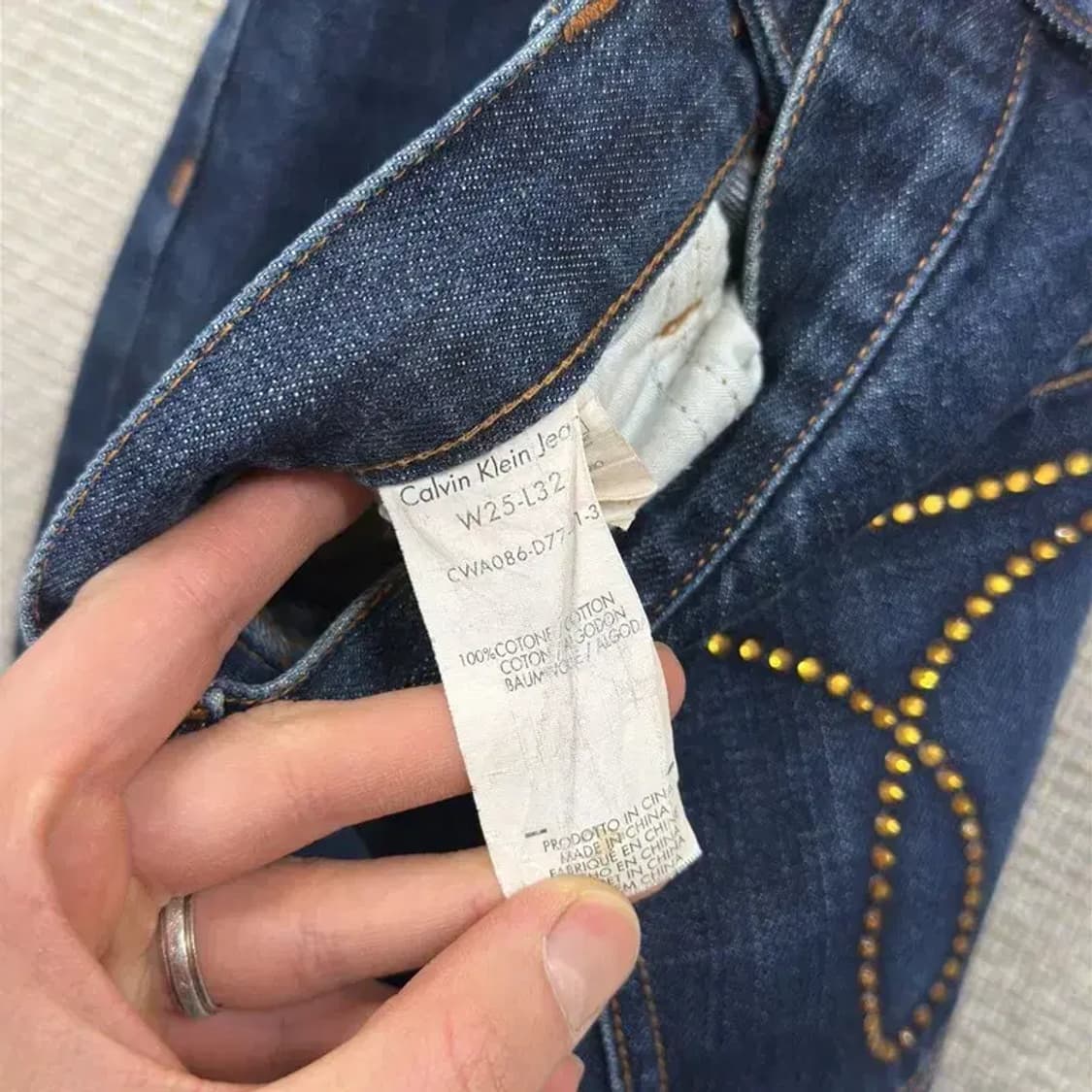 캘빈클라인 캐주얼 데님 청바지 25인치 A01996 상품이미지5