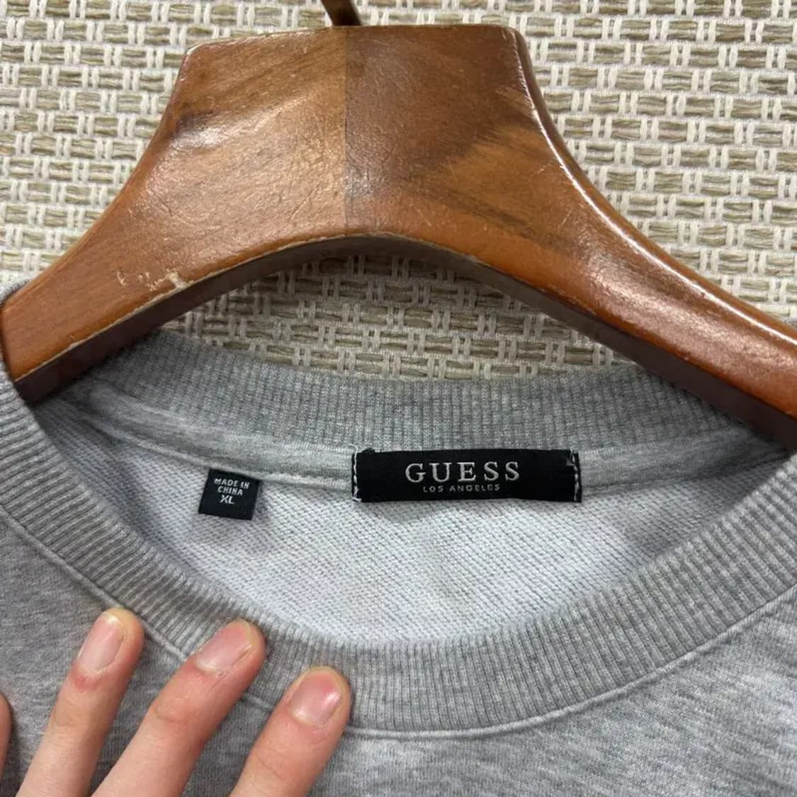 게스 캐주얼 프린팅로고 스웻셔츠 맨투맨 XL A01979 상품이미지3