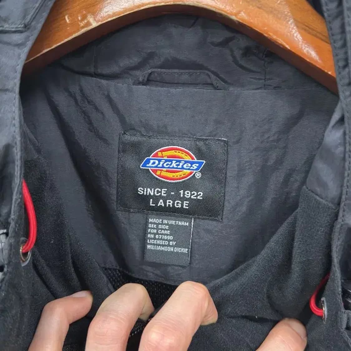 디키즈 올드스쿨 자수로고 윈드러너 바람막이 자켓 L A01976 상품이미지3