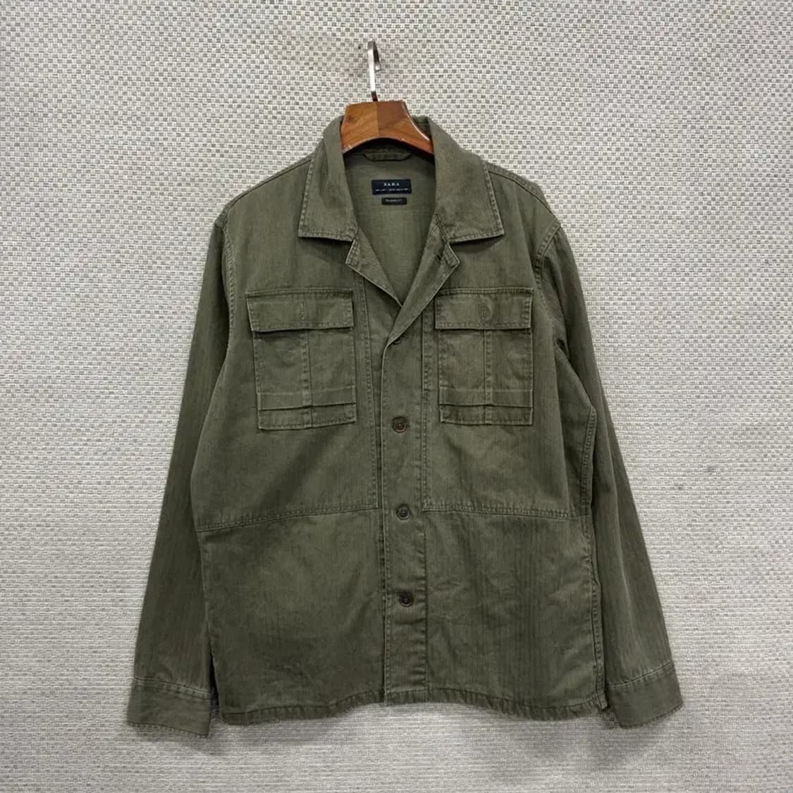 자라 ZARA 캐주얼 릴렉스핏 사파리자켓 L A01983 상품이미지1