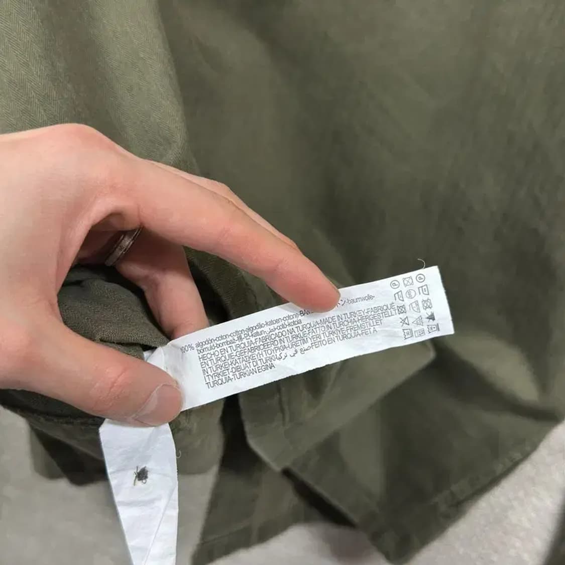 자라 ZARA 캐주얼 릴렉스핏 사파리자켓 L A01983 상품이미지4