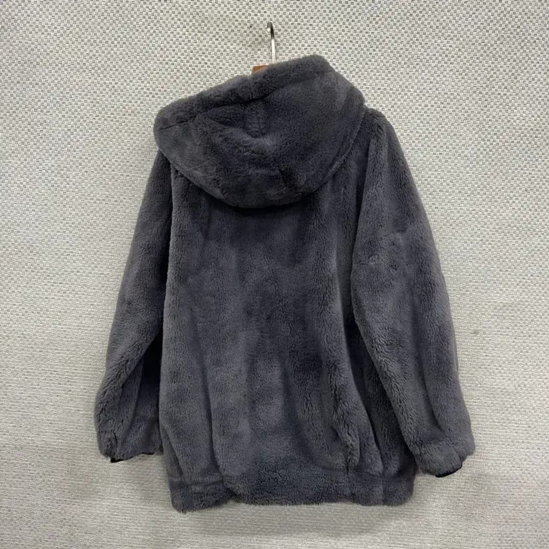 NBA 브루클린 오버핏 퍼 후리스 후드집업 XS A01985 상품이미지2