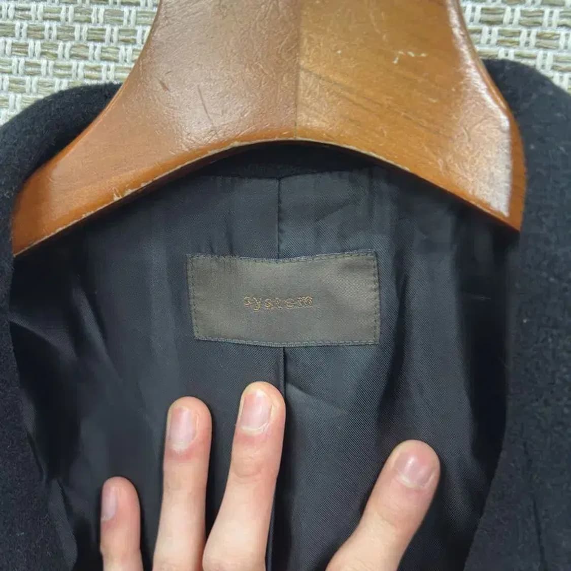 시스템 한섬 캐주얼 울 하프 코트 자켓 82 A02045 상품이미지3