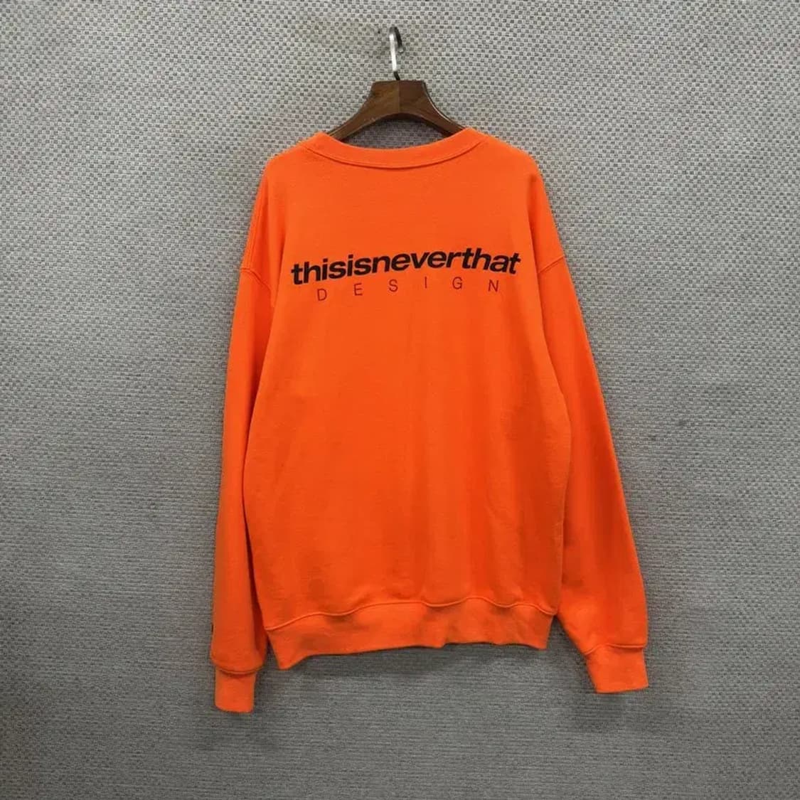 디스이즈네버댓 스트릿 프린팅로고 오버핏 스웻셔츠 맨투맨 M A02047 상품이미지2