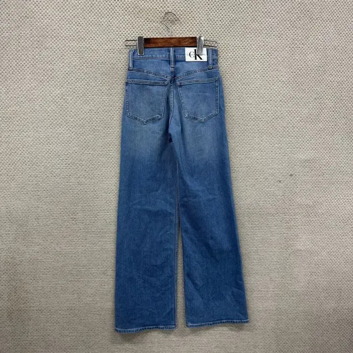 캘빈클라인 캐주얼 와이드핏 스판 데님 청바지 24인치 A02081 상품이미지2