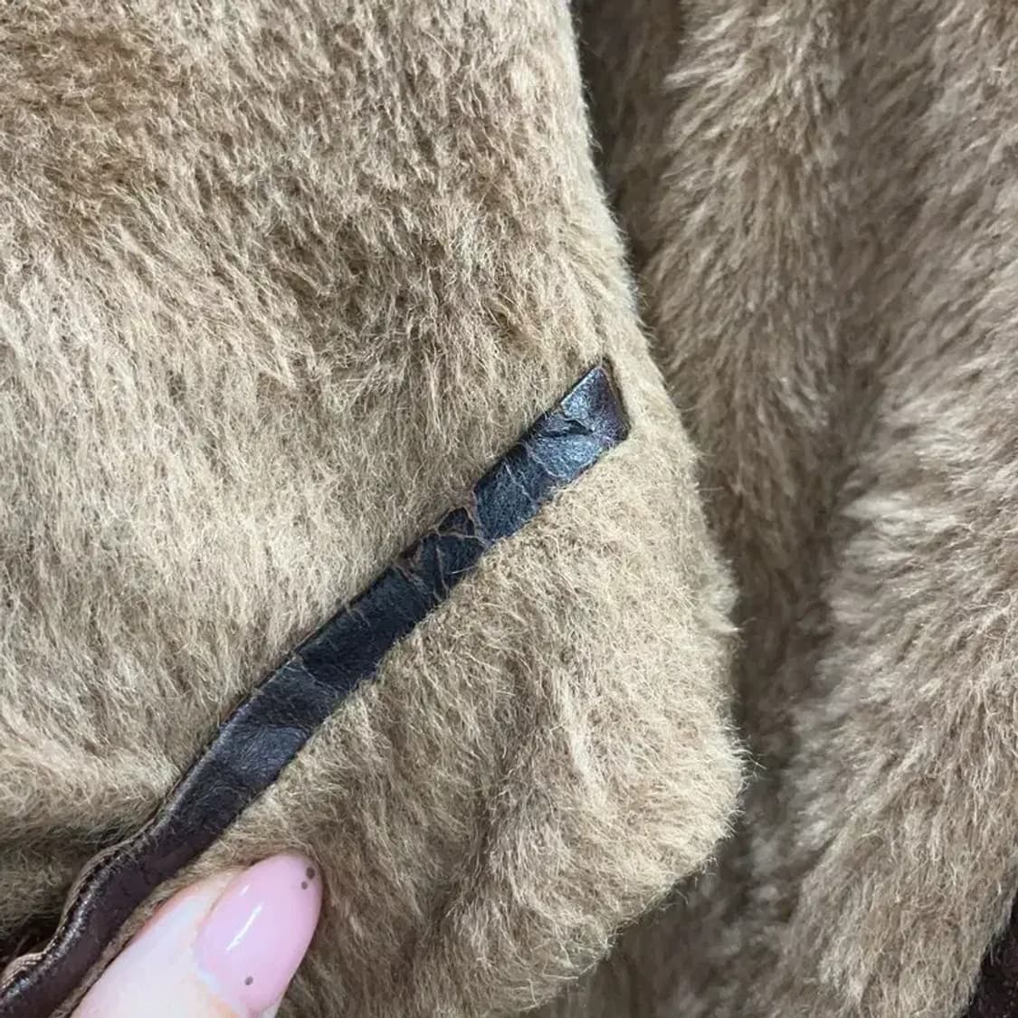 쉬즈미스 캐주얼 여성 울 밍크 코트 90 A02053 상품이미지5