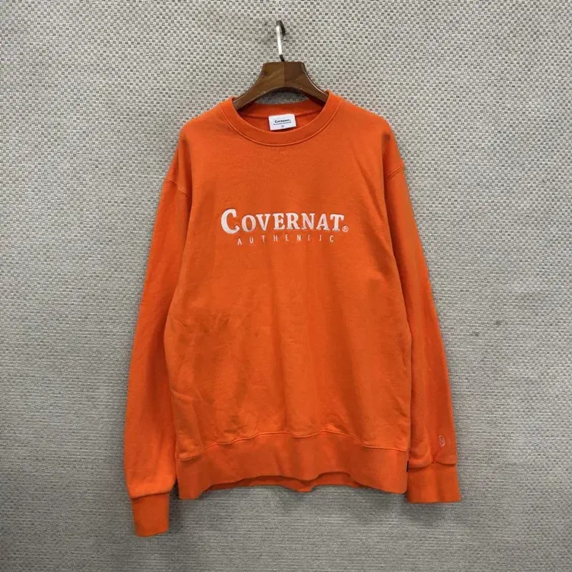 커버낫 캐주얼 자수로고 스웻셔츠 맨투맨 L A02050 상품이미지1