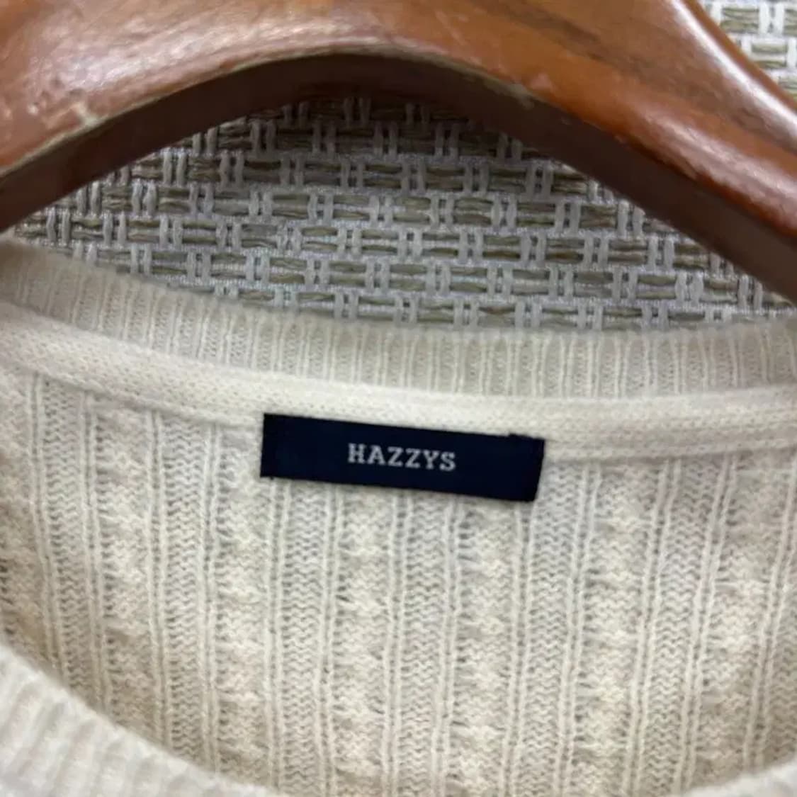 헤지스 캐주얼 자수로고 울 캐시미어 니트 스웨터 90 A02057 상품이미지3