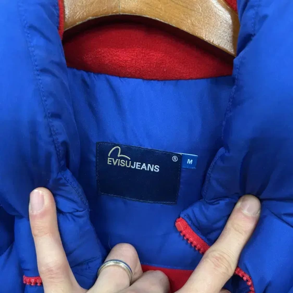 에비수 캐주얼 자수로고 푸퍼 패딩 조끼 베스트 M A02070 상품이미지3