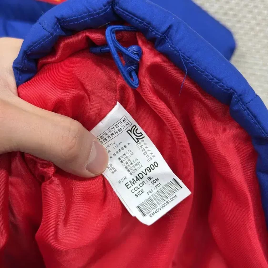 에비수 캐주얼 자수로고 푸퍼 패딩 조끼 베스트 M A02070 상품이미지4