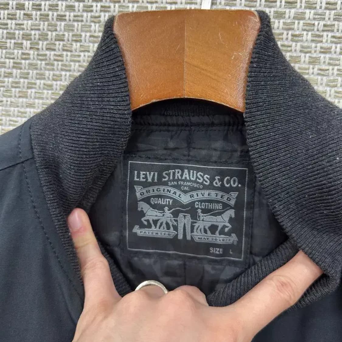 리바이스 올드스쿨 누빔 항공점퍼 자켓 L A02073 상품이미지3