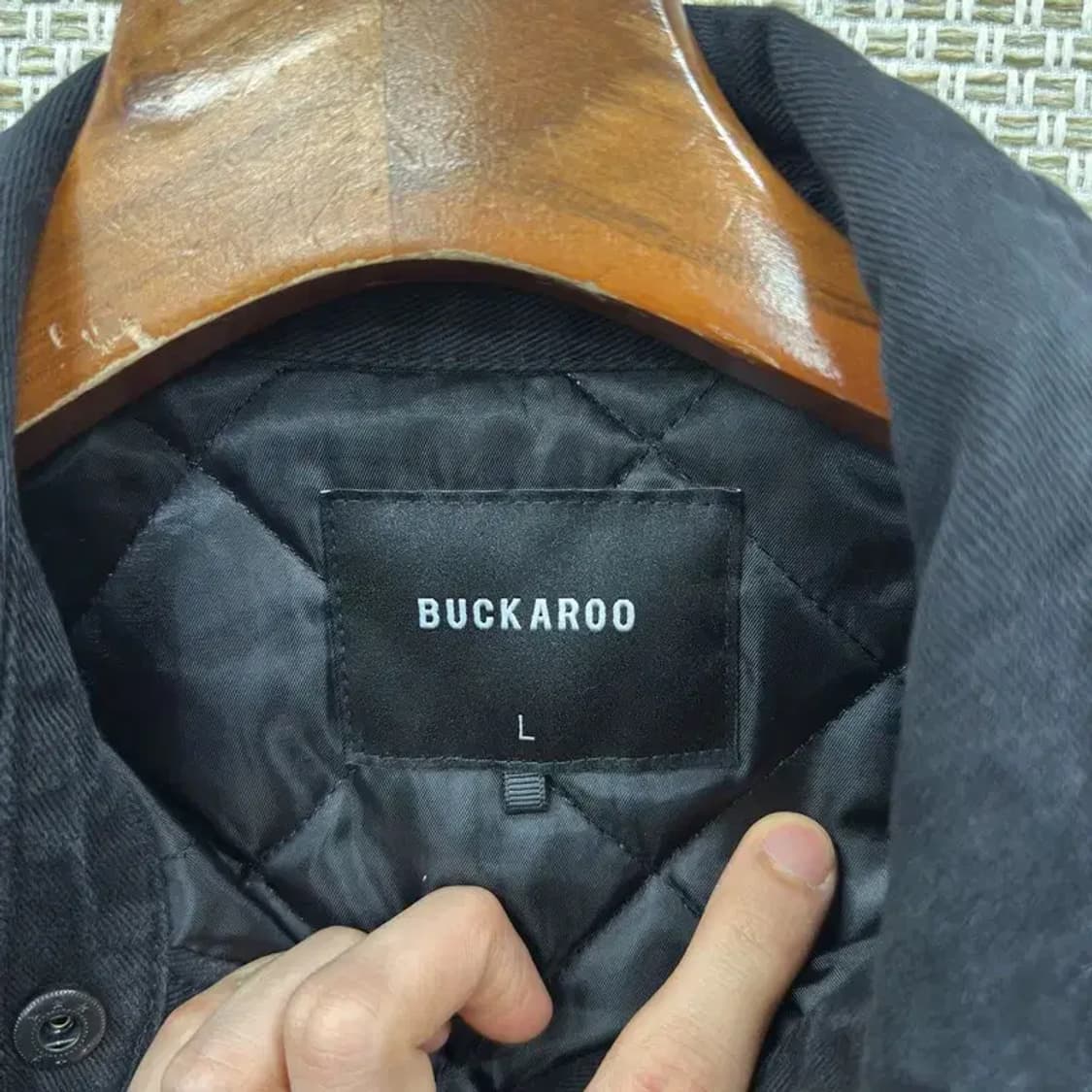 버커루 올드스쿨 누빔 트러커 자켓 L A02051 상품이미지3