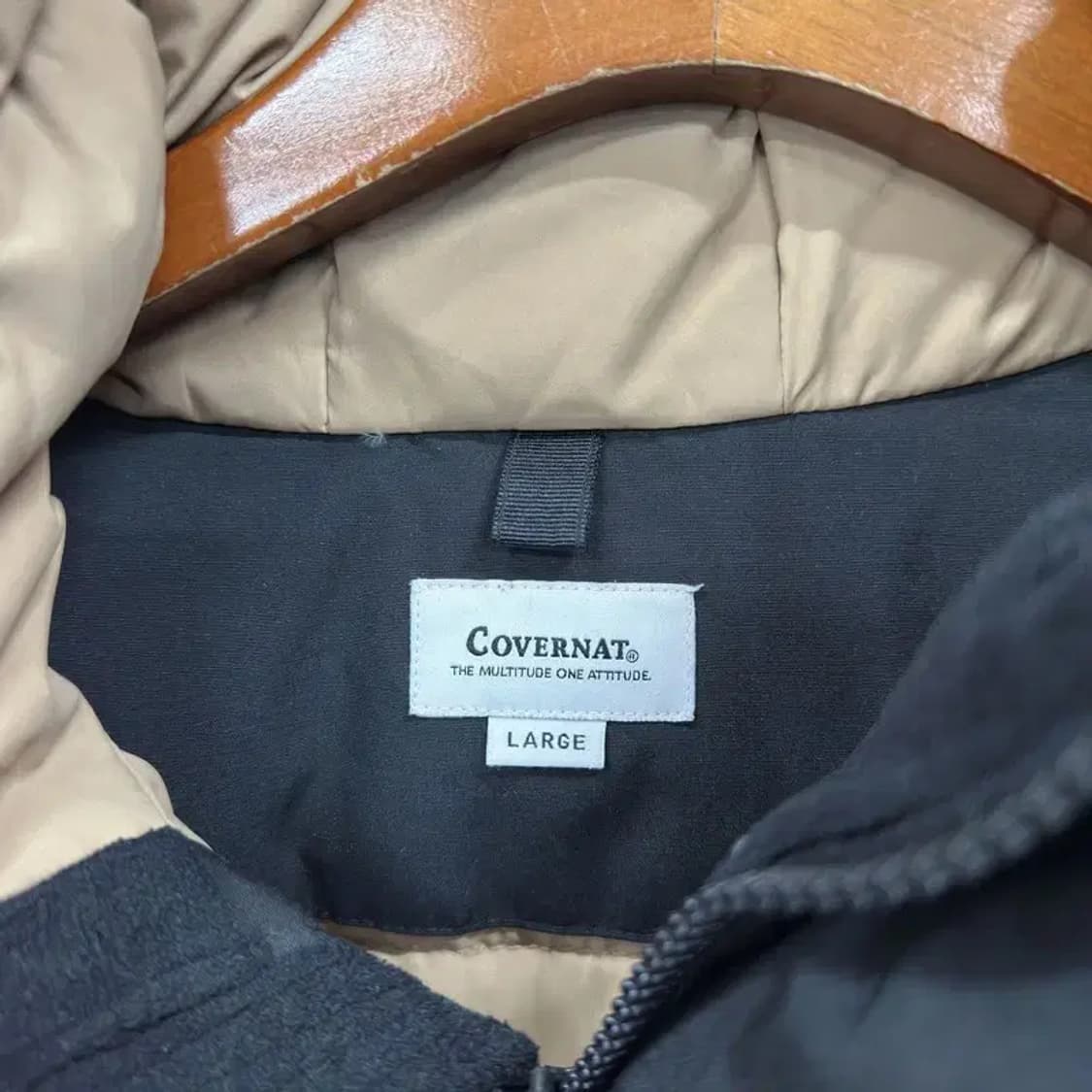 커버낫 오리털 덕다운 패딩 점퍼 LARGE A02076 상품이미지3