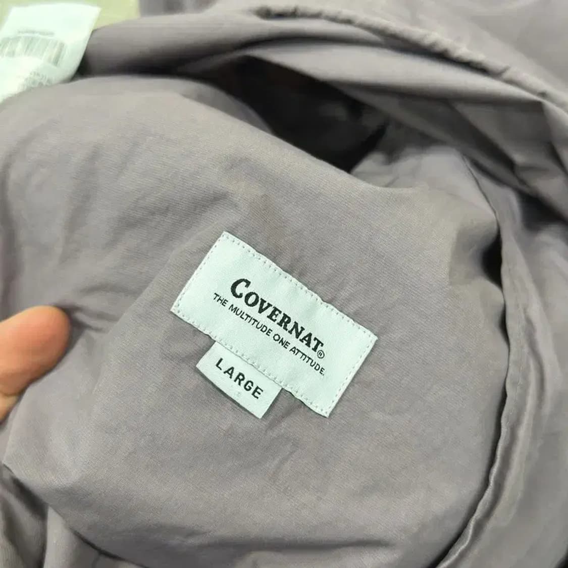 커버낫 캐주얼 프린팅로고 윈드브레이커 바람막이 자켓 L A02054 상품이미지3