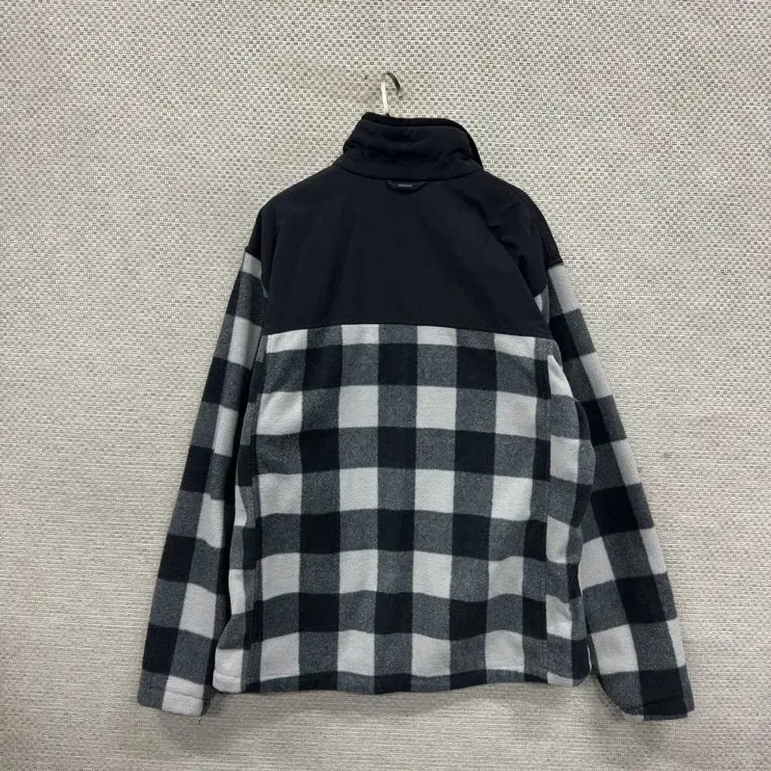 콜럼비아 아웃도어 자수로고 배색 플리스 후리스 집업 L A02075 상품이미지2