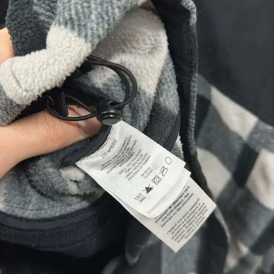 콜럼비아 아웃도어 자수로고 배색 플리스 후리스 집업 L A02075 상품이미지4