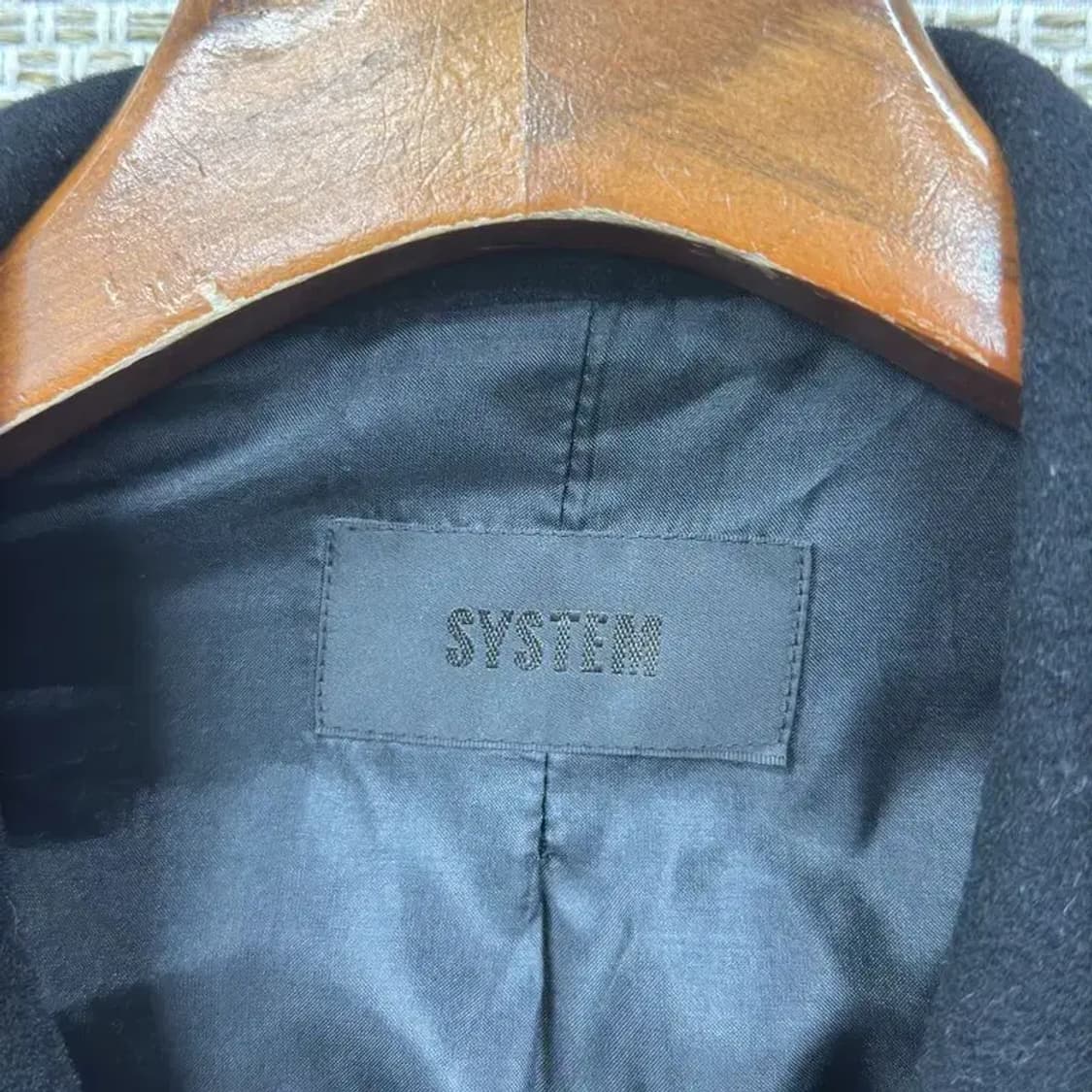 시스템 한섬 캐주얼 핸드메이드 울 코트 82 A02123 상품이미지4