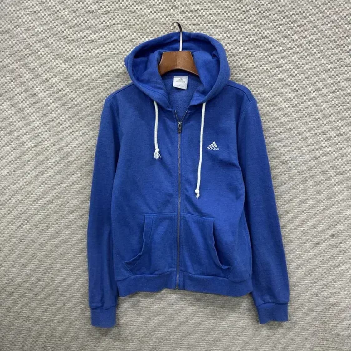 아디다스 캐주얼 자수로고 약기모 후드집업 90 A02136 상품이미지1