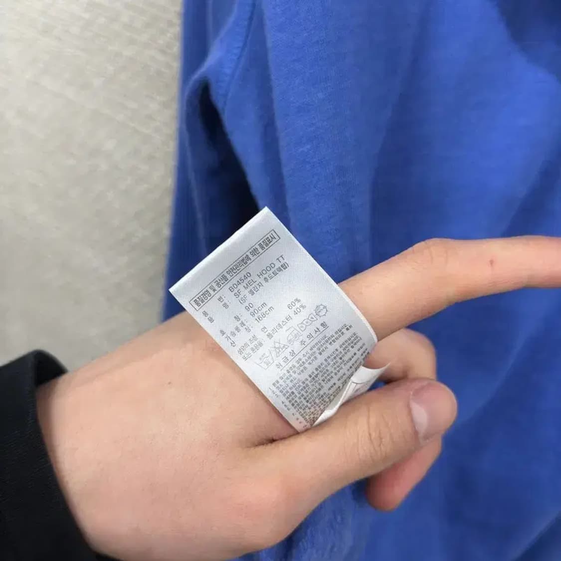 아디다스 캐주얼 자수로고 약기모 후드집업 90 A02136 상품이미지4