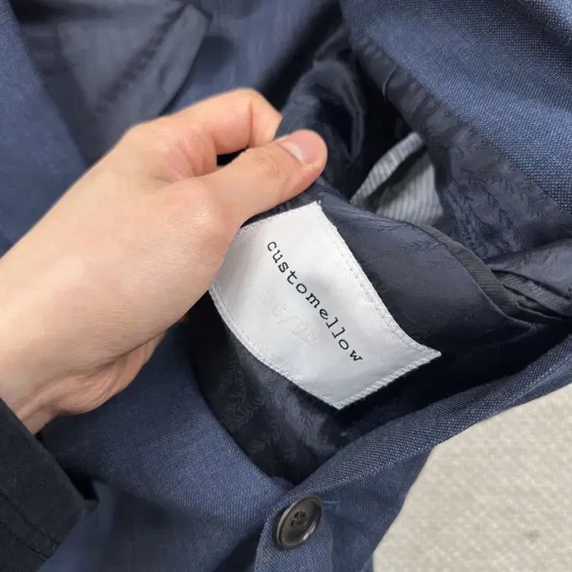 커스텀멜로우 캐주얼 울 블레이저 자켓 95 A02132 상품이미지3