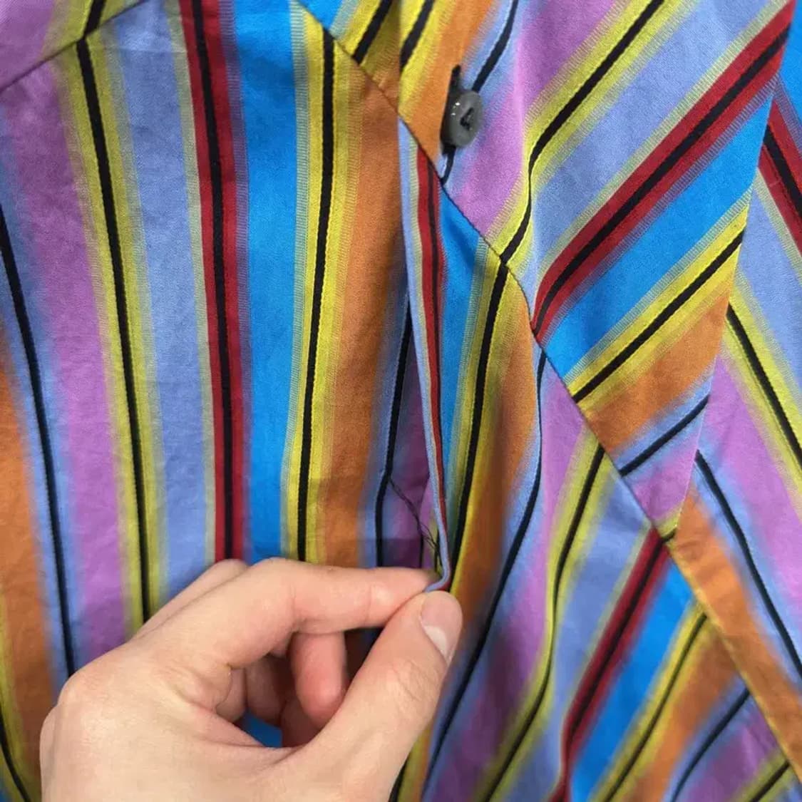 베르사체 정품 아카이브 패턴 빈티지 셔츠 95 A02131 상품이미지5