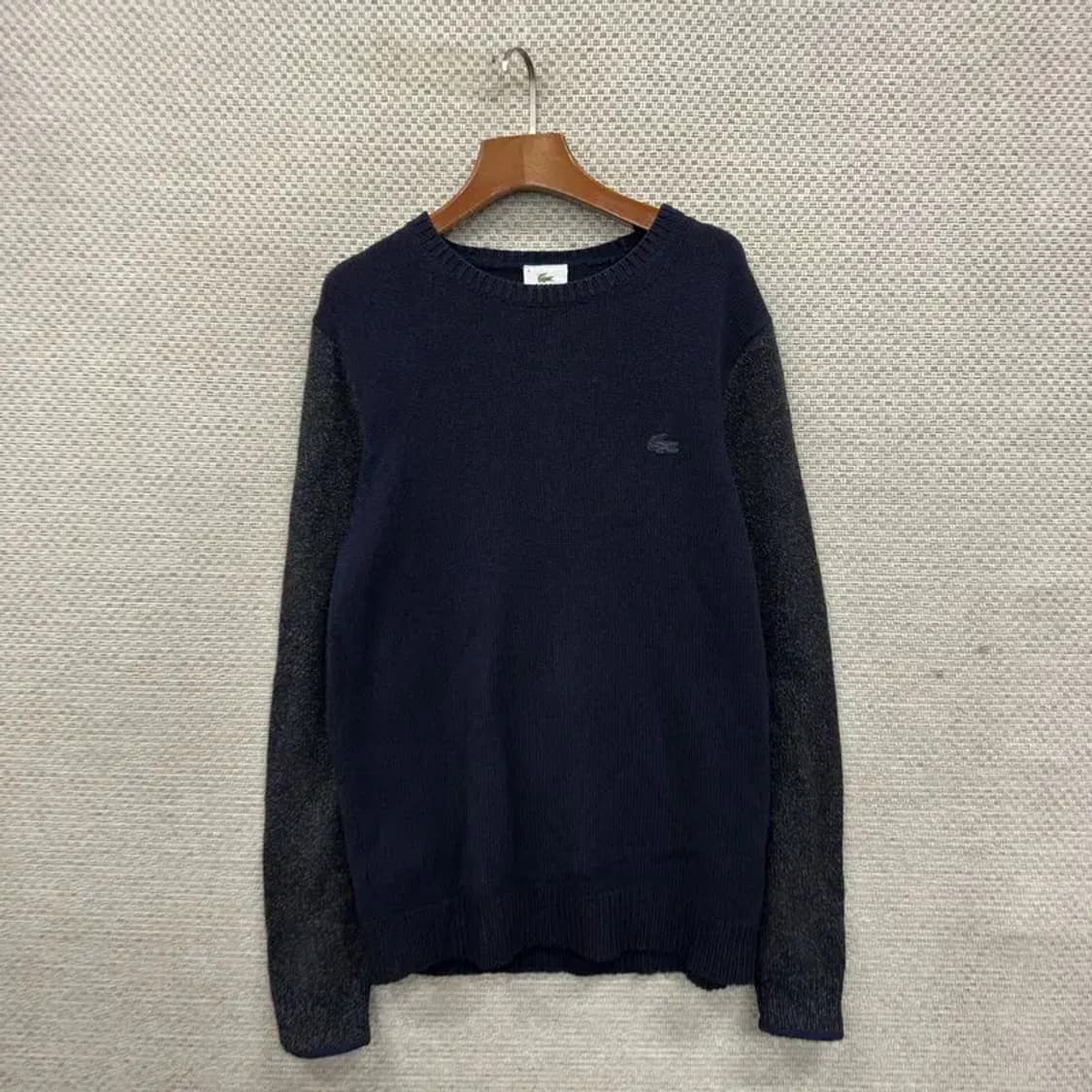 라코스테 캐주얼 패치로고 울 니트 스웨터 100 A02141 상품이미지1