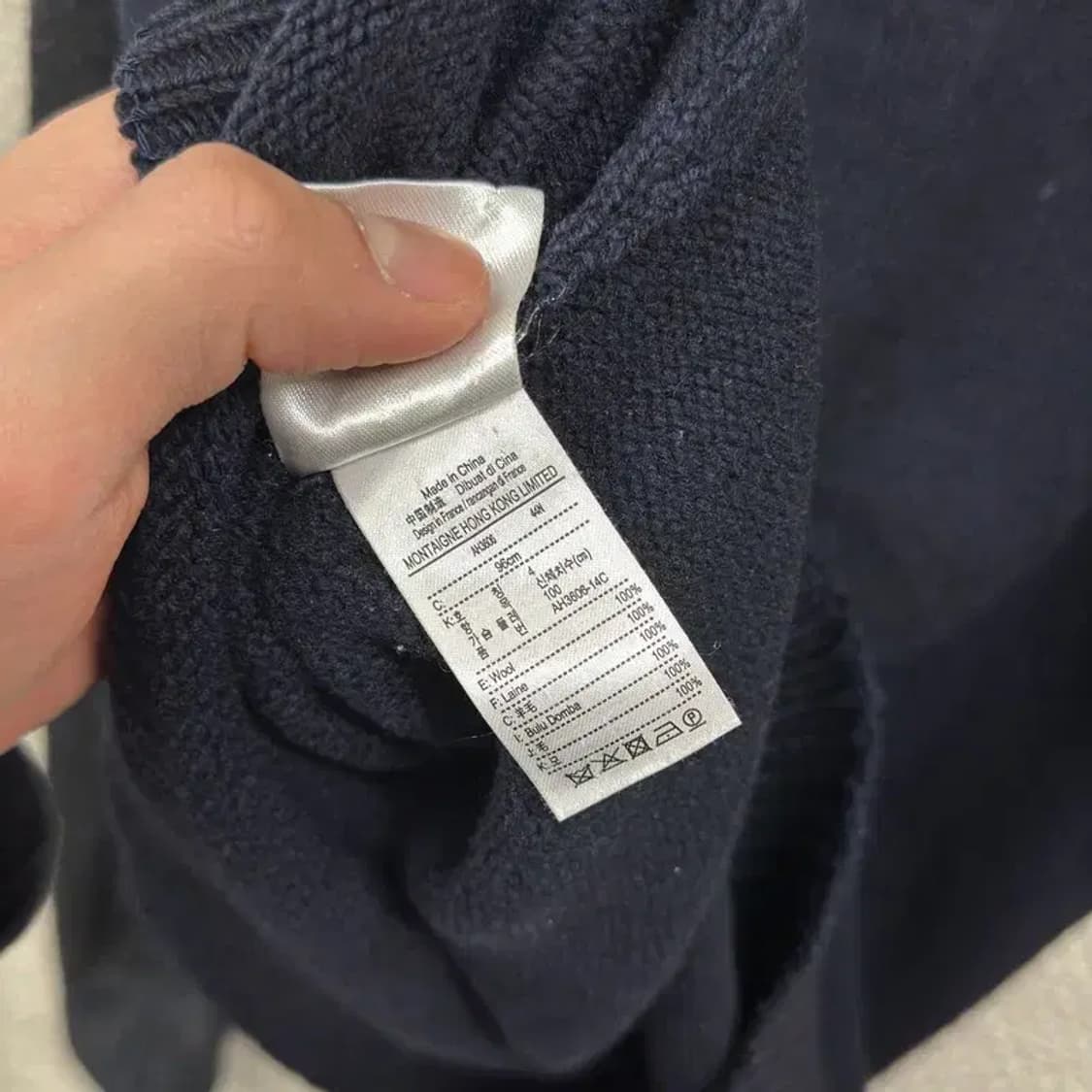 라코스테 캐주얼 패치로고 울 니트 스웨터 100 A02141 상품이미지4