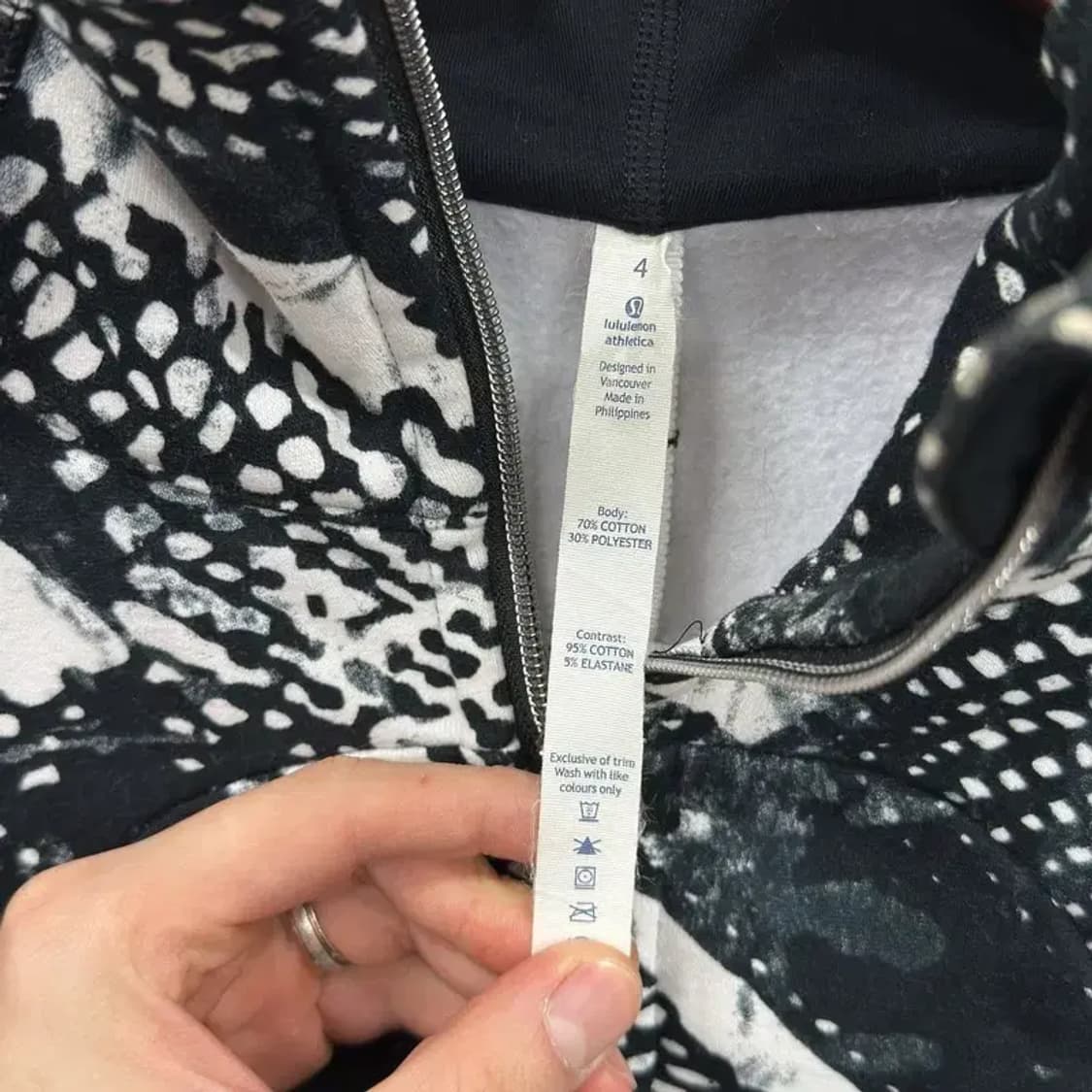 룰루레몬 트레이닝 오레오 후드집업 4 A02161 상품이미지3