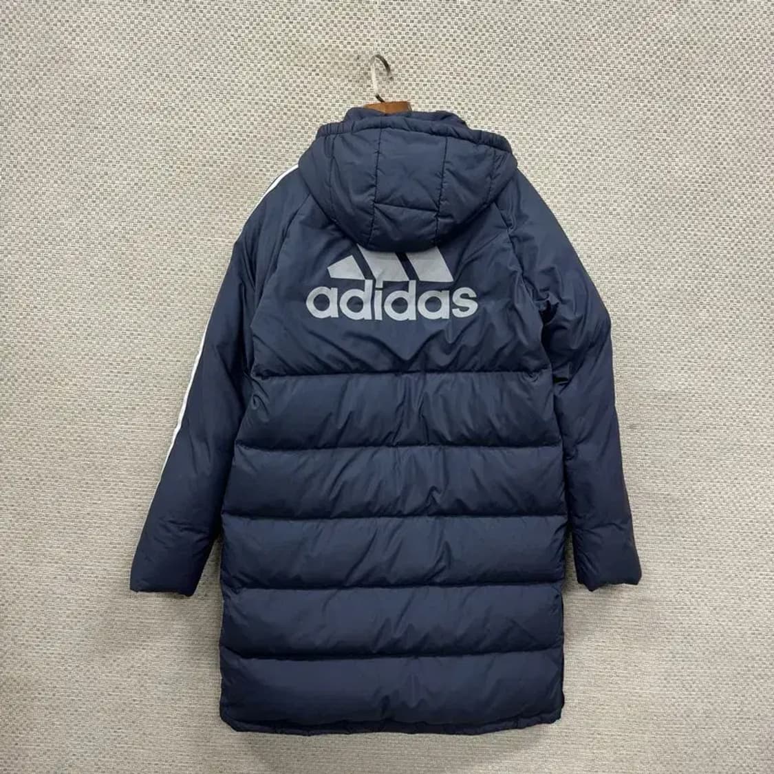 아디다스 캐주얼 프린팅로고 롱 패딩 점퍼 95 A02154 상품이미지2