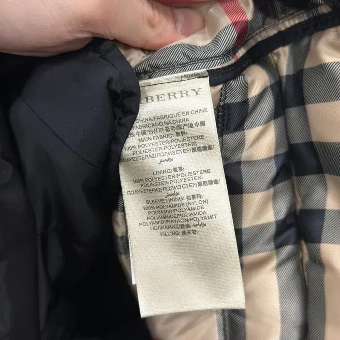 버버리 정품 거위털 구스다운 여성 패딩 점퍼 90 A02155 상품이미지4