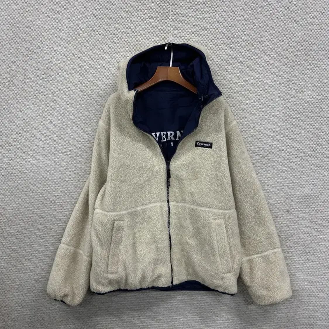 커버낫 리버시블 양털 플리스 후리스 집업 L A02151 상품이미지1