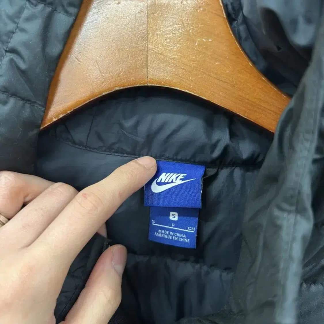 나이키 캐주얼 프린팅로고 오리털 덕다운 롱 패딩 S A02159 상품이미지3