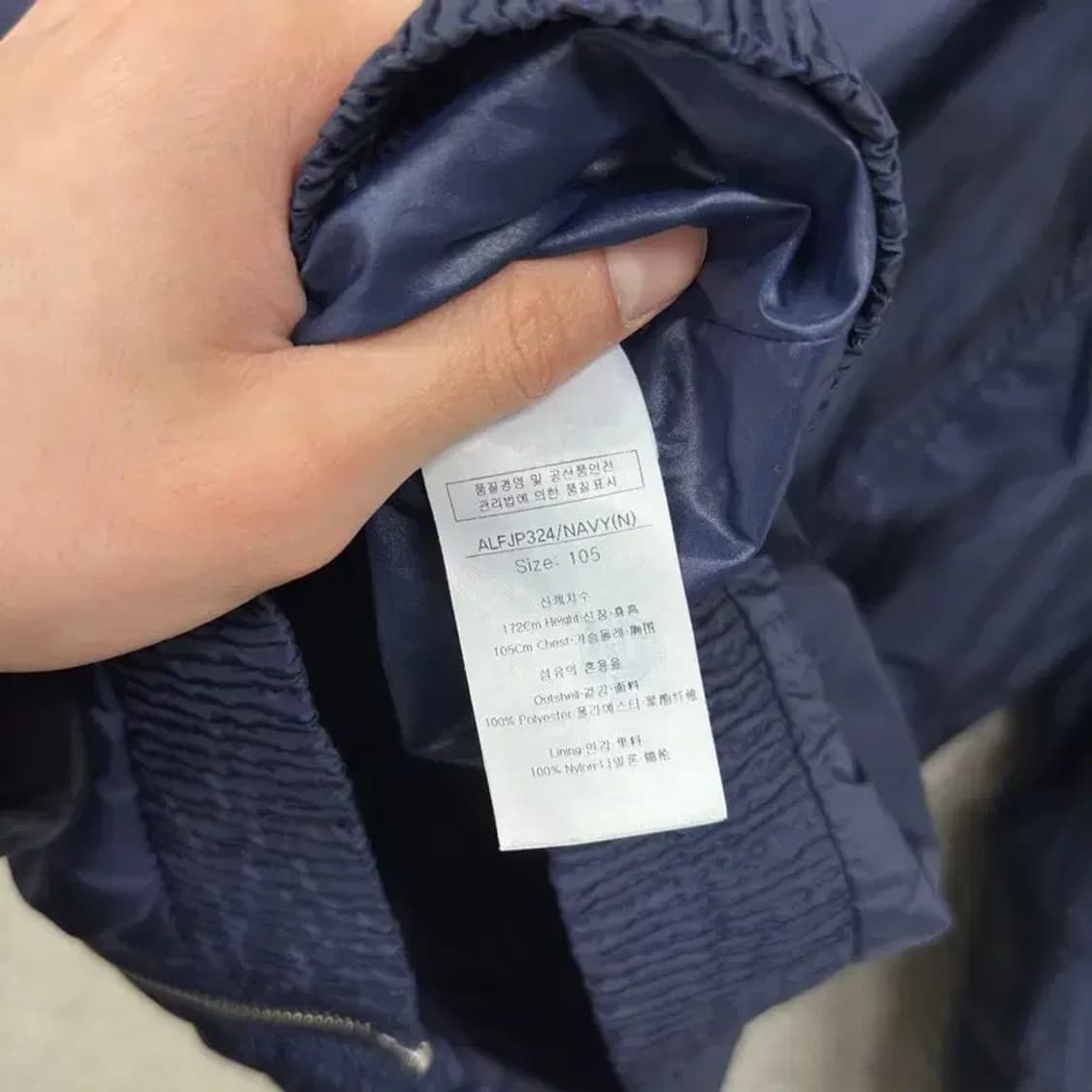 루이까스텔 골프 패치 홑겹 바람막이 자켓 105 A02146 상품이미지4