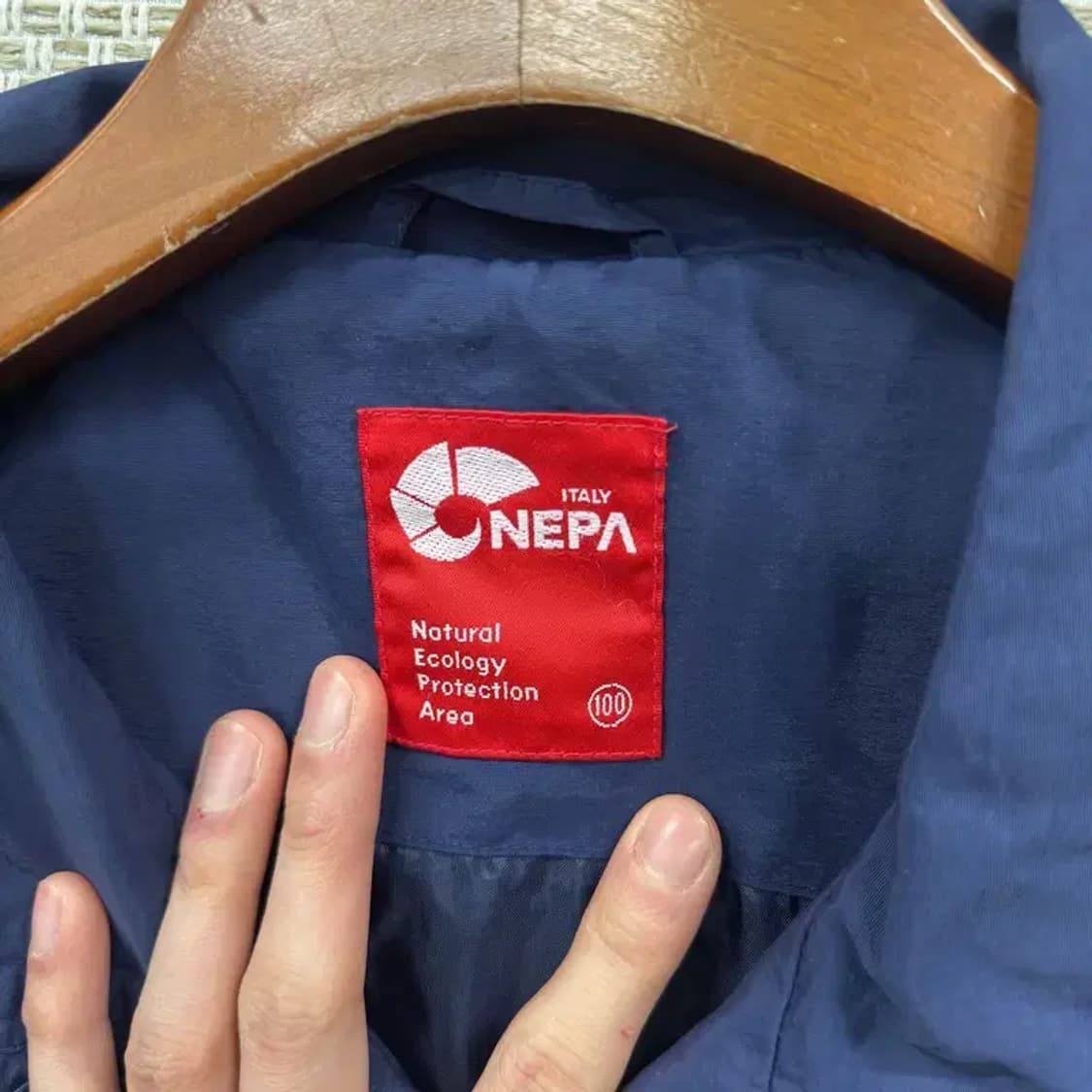 네파 아웃도어 자수로고 윈드러너 바람막이 자켓 100 A02211 상품이미지3