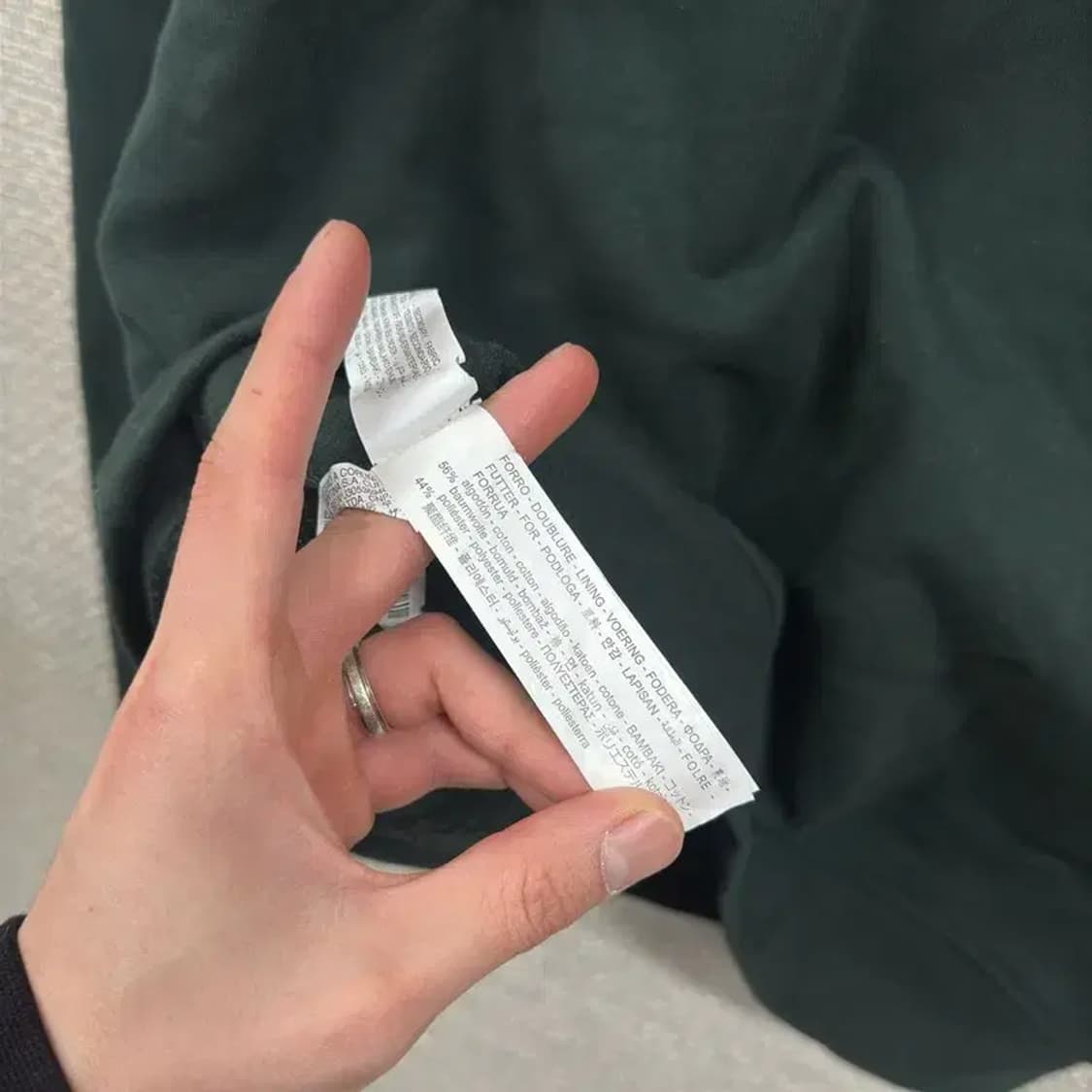 자라 ZARA 피에르 프린팅 약기모 후드티 XL A02216 상품이미지4