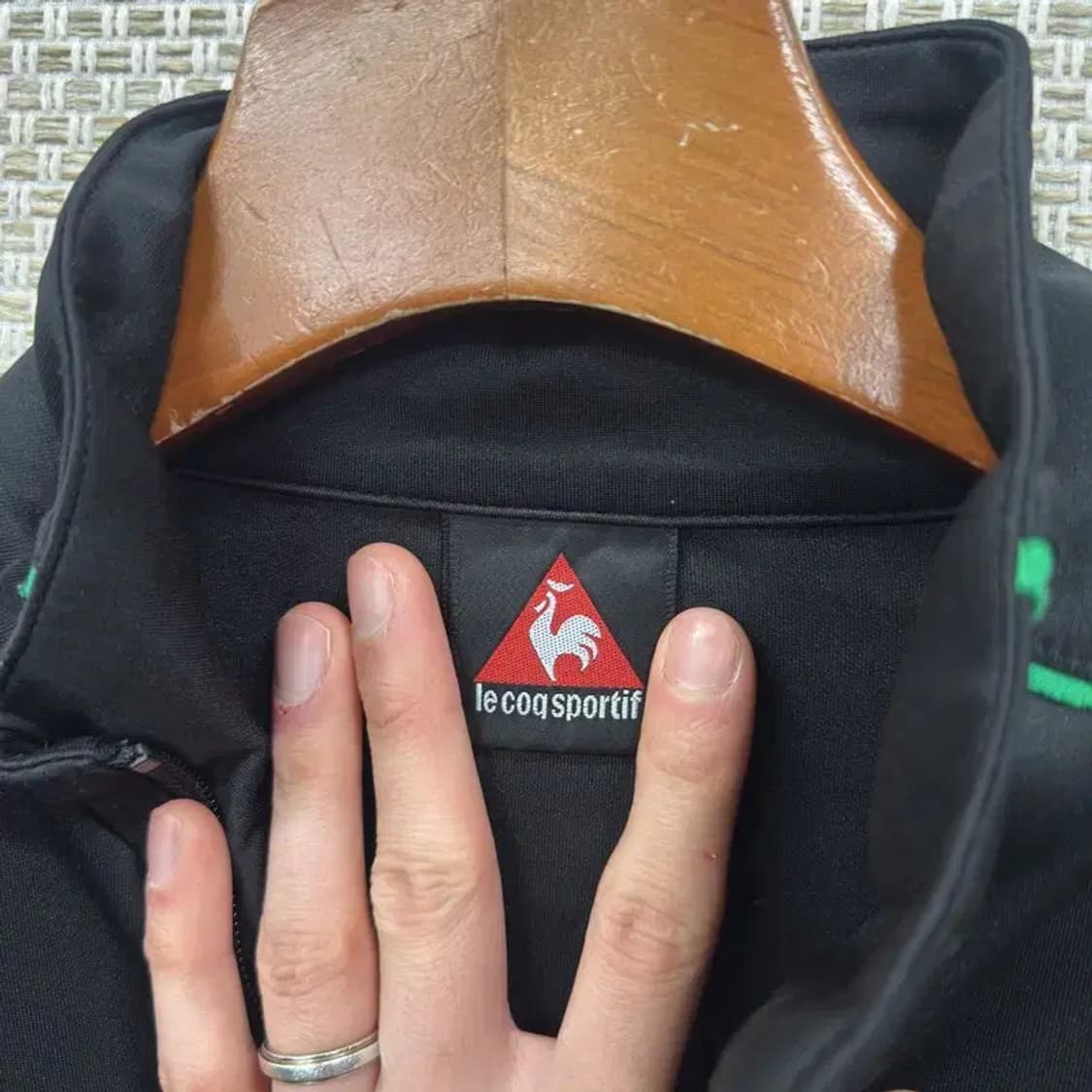 르꼬끄 캐주얼 자수로고 져지 집업 100 A02221 상품이미지3