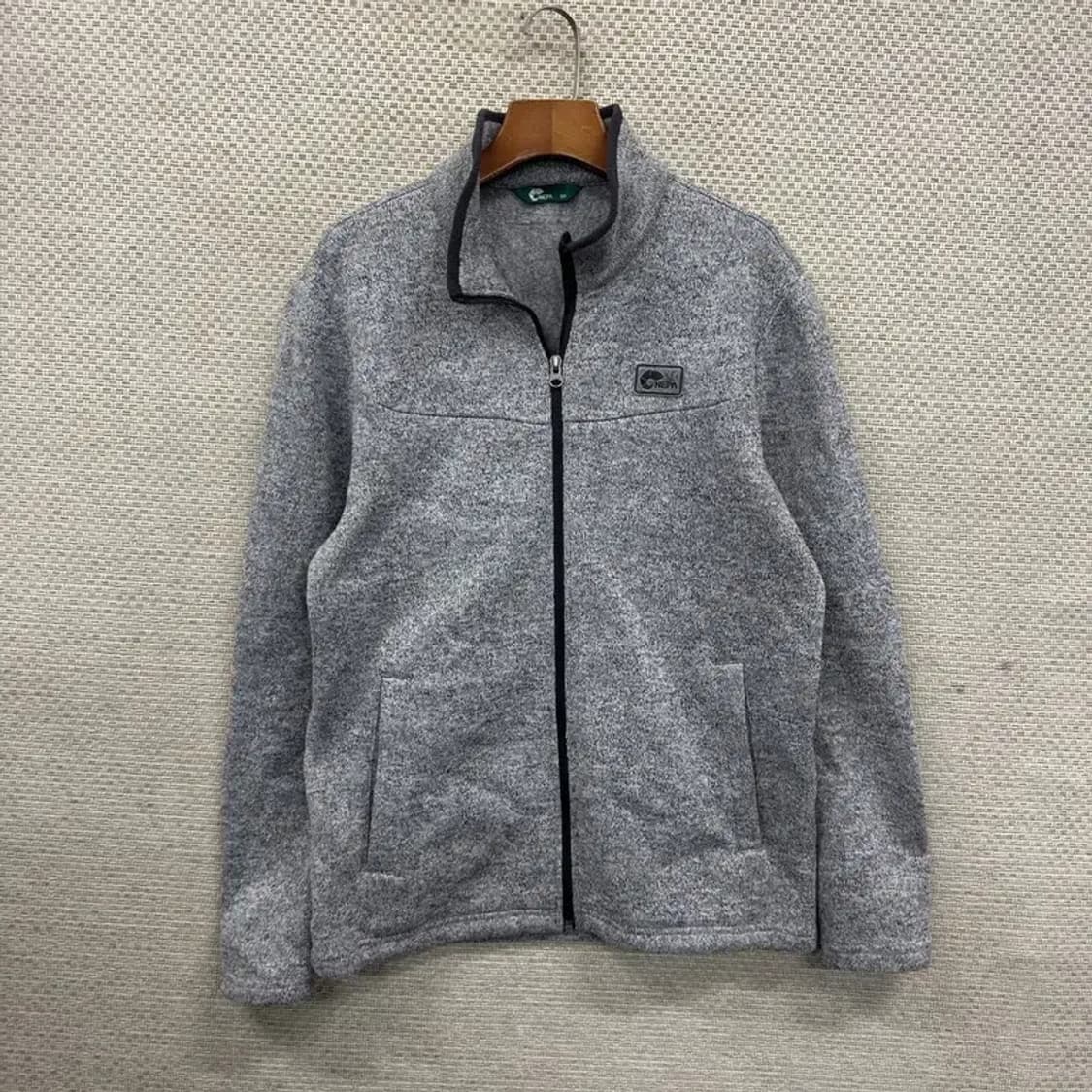 네파 아웃도어 패치로고 플리스 후리스 집업 100 A02219 상품이미지1