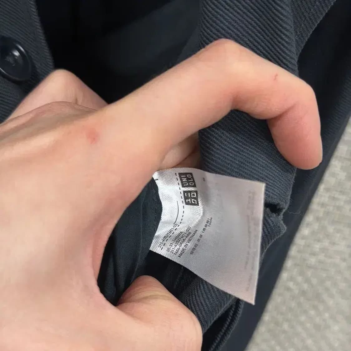 유니클로 U 르메르 블레이저 셔츠 자켓 M A02228 상품이미지5