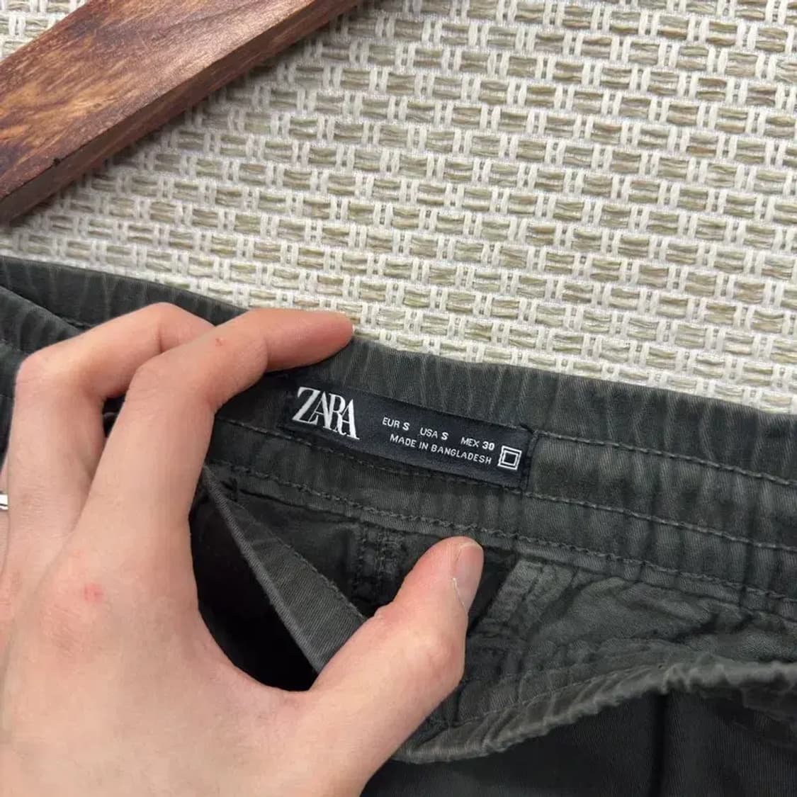 자라 ZARA 캐주얼 밴딩 츄리닝바지 S A02240 상품이미지3