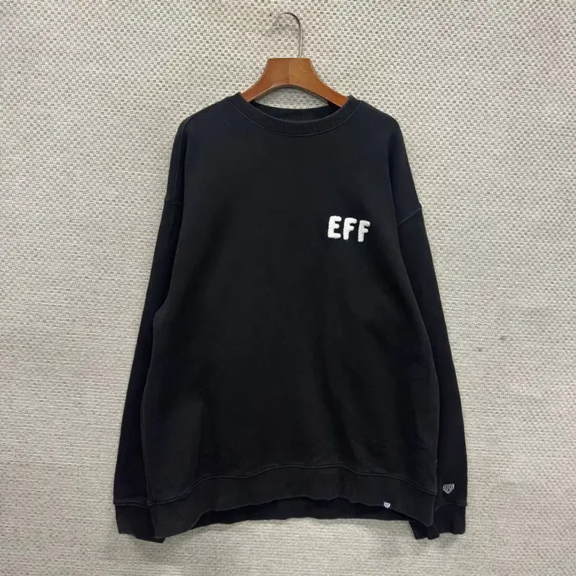 이벳필드 뽀글이로고 스웻셔츠 맨투맨 100 A02218 상품이미지1