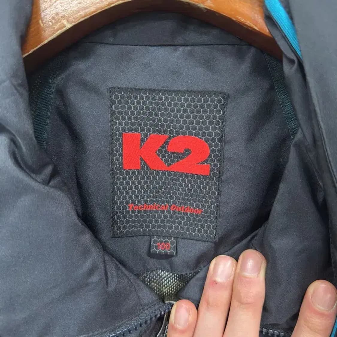 K2 아웃도어 패치로고 윈드러너 바람막이 자켓 100 A02227 상품이미지4