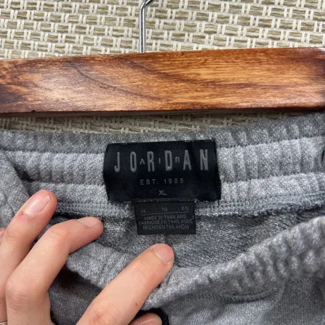 나이키 조던 프린팅로고 조거 밴딩 츄리닝바지 XL A02239 상품이미지3