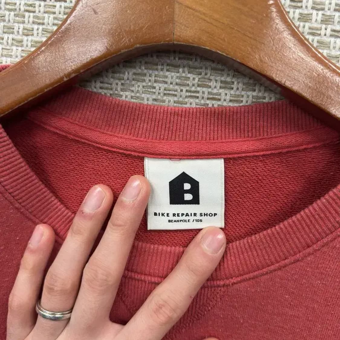 빈폴 캐주얼 빅프린팅로고 스웻셔츠 맨투맨 105 A02223 상품이미지3