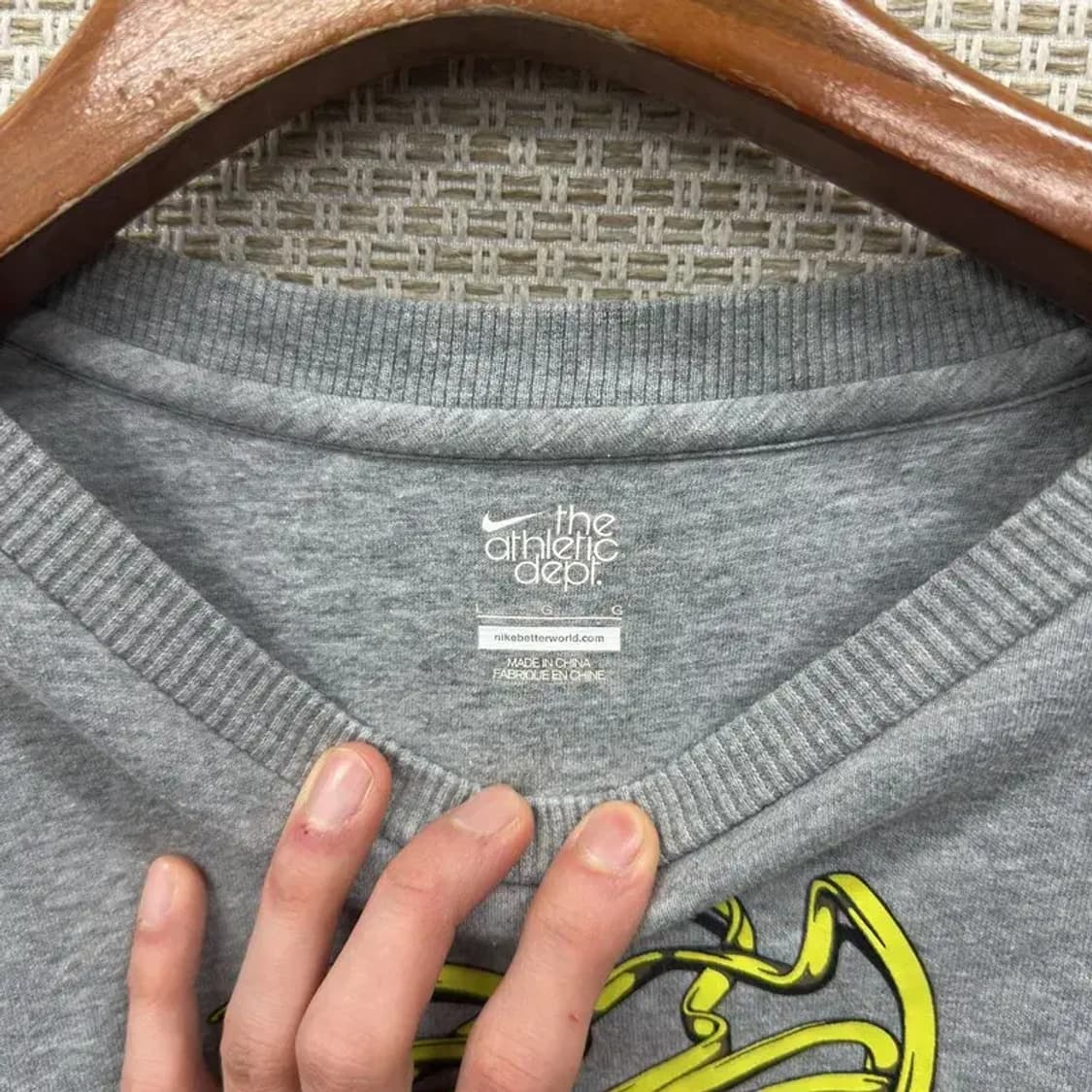 나이키 캐주얼 프린팅 스웻셔츠 맨투맨 L A02226 상품이미지3