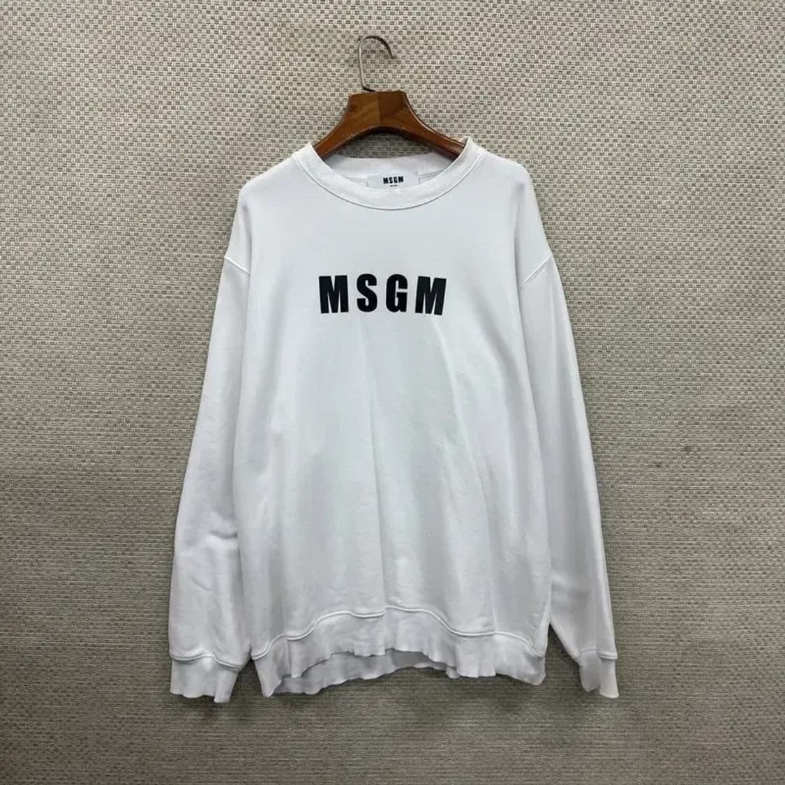 엠에스지엠 MSGM 빅로고 스웻셔츠 맨투맨 105 A02229 상품이미지1