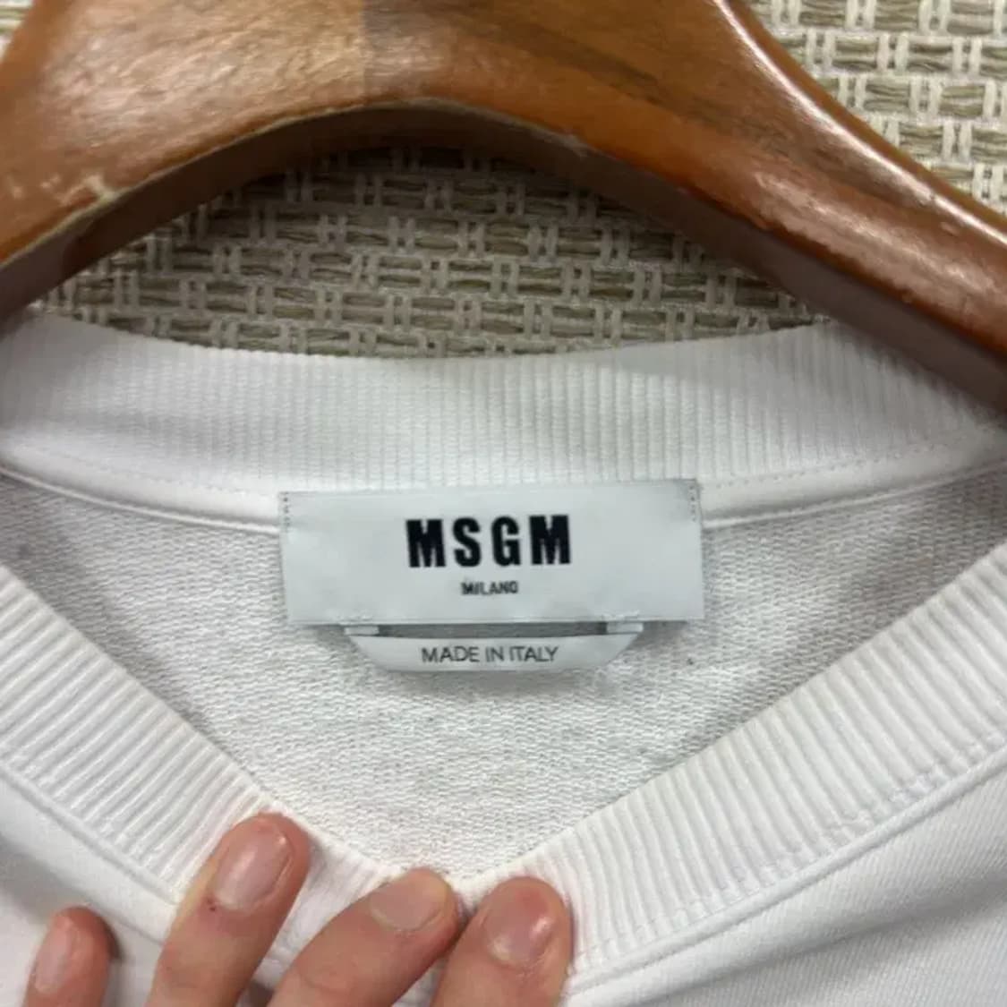 엠에스지엠 MSGM 빅로고 스웻셔츠 맨투맨 105 A02229 상품이미지3