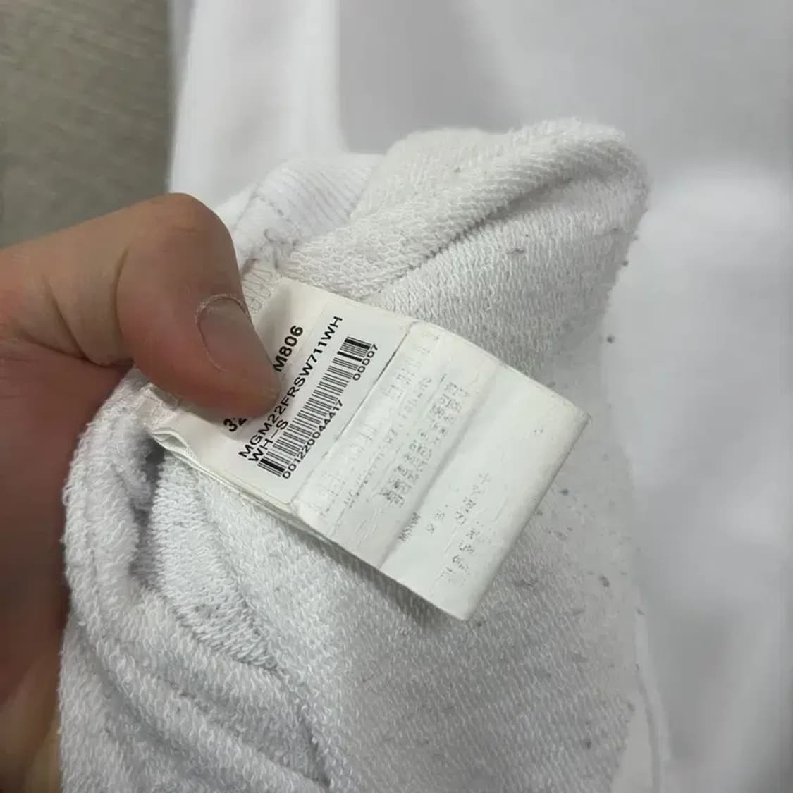 엠에스지엠 MSGM 빅로고 스웻셔츠 맨투맨 105 A02229 상품이미지4